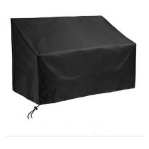 Litzee - Protective Cover for Bench garden 2 Seater Bench Cover Waterproof 210D Oxford Fabric Breathable Garden Furniture Bench Cover, 134x66x89cm