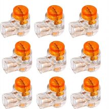 Litzee - 50pcs Scotchlok uy Connecteur Etanche,Connecteurs de CâBle Remplis des RéSines Colliers de Connexion Pour Jardin & ExtéRieur la Tondeuse à
