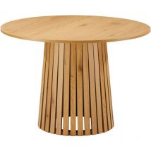 LIV Tavolo da pranzo rotondo 110 cm in stile scandinavo