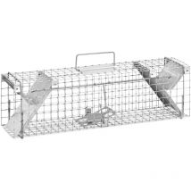 Wiesenfield - Live Animal Trap Live Trip Humane Animal Trap Box Trap 63.5 x 16.5 x 18.5 cm