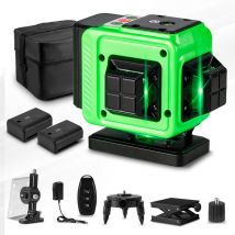 Livella laser, strumento di livellamento incrociato autolivellante 3D 12 linee laser - 25 m - LK-810