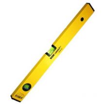 Livella in alluminio con due bolle - cm.80