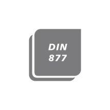Livello Giusto Stato 200x200mm – 0,3mm – Scala dell'acqua conforme DIN 877 – Superficie prismatica a 150 gradi