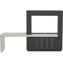 Livin ́flame Memphis Kaminverkleidung + Sitzbank