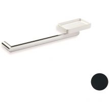 Living asta porta salviete con bacinella sapone ceramica dx nero opaco codice prod: 000LV6923 - Stilhaus