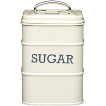 Living Nostalgia Zuccheriera in metallo, 11 x 17 cm - Crema antica - Kitchencraft