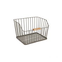 Living Nostalgia Large Stackable Wire Storage Basket
