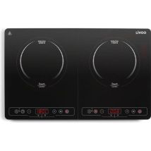 2-flammen-induktionskochfeld 3500w schwarz Livoo doc236