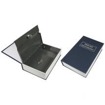 Coffre-fort livre sécurisé – 24 x 15,5 x 5,5 cm – Serrure de sécurité avec clé – BENSON