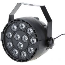Lixada DMX-512 RGBW LED haute puissance Éclairage de scène PAR Strobe professionnel 8 canaux Party Disco Show 30 W AC 90-240 V
