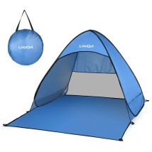 Tente de plage à Pop-Up automatique, légère, extérieure, Protection uv, Camping, pêche, Cabana, abri solaire - Lixada