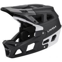 Lixada Casco fuoristrada per mountain bike, casco da discesa da corsa, casco integrale per adulti