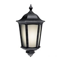 Aric - lizio led- Applique Mur Ext. IP44 IK08 noir led intég. 13W 2700K 400lm 50292