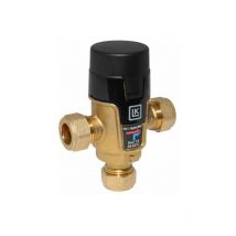 LK - 551 HydroMix Brauchwassermischer Mischventil 22mm Klemmring 35-65°C kvs 1,6m³/h 181457