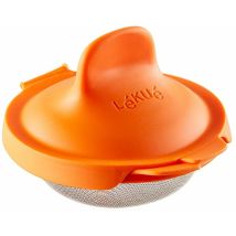 Lékué Di Uova, Acciaio Inox, Arancione, 9,3 x 11 x 7,5 cm