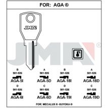 J.m.a - Llave de acero-B AGA-6I
