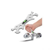 Odipie - Llave de ducha, llave angular autonivelante especial, llave fija giratoria, llave portátil para reparación de baños, para tornillos