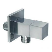 Llave de Escuadra Cromada 1/2 x 3/8 con Cierre de Vuelta 1/4 - Kalla