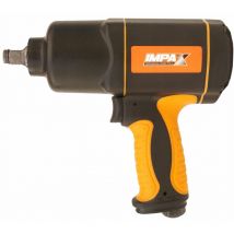 Nu Air - Llave de impacto neumática 1/2' Impax, torque 800Nm, ideal para automoción y talleres, potente y resistente, estructura compacta y mango