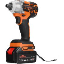 Llave de Impacto Destornillador Inalámbrico sin Escobillas Topshak con 1 Batería