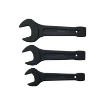 JCB - Llave de Impacto Punta Abierta 95 mm, acero Cr-V, para grandes estructuras, resistente a corrosión y daños mecánicos, ideal para maquinaria