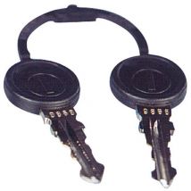 Zadi - Llave de repuesto cilindro Compatibilidad - Código 0, Producto - Juego de 2 llaves estándar