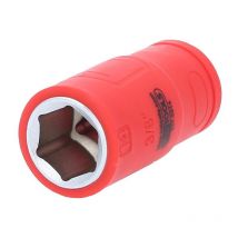 Llave de vaso aislada de 3/8', 14 mm