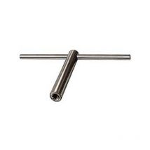 Rohm - Accesorio para Portabrocas- 3 mors duro, llave estándar, tamaño : 160 mm, Quatre lados 10 mm