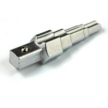 Llave escalonada de trinquete multiusos para tuberías de grifos de radiadores en acero al carbono