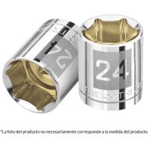 Truper - Llave vaso hexagonal, cuadro 1/2' - 10 mm