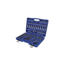 Llave vaso jgo 115 pz+carraca - 1/4-1/2''