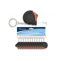 Llavero metro Albainox, color naranja y negro, contenido 1 unidad