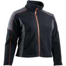 LMA – Arbeitsjacke AVA – Grau meliert/Schwarz – 100 % Baumwolle – 245 g/m²
