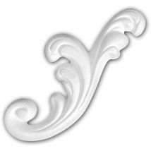 Profhome Decor - lément décoratif 160109 Profhome style Rococo-Baroque blanc