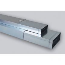 Lément droit 150 x 50 mm 'Flachkanal' télescopique 100-200 cm