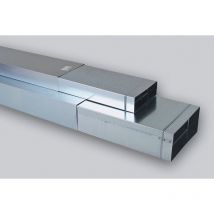 Lément droit 200 x 90 mm 'Flachkanal' télescopique