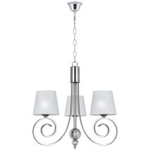 Lámpara 3 luces modelo Marela acabado cromo 100 cm(alto)55 cm(ancho)55 cm(largo)
