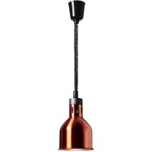 Lámpara calentadora de alimentos - óptica: latón - 17.5 x 17.5 x 25 cm - Royal