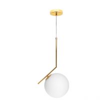 Interlusa - Colgante aimee 1xE27 Al.Reg.xD.32cm Oro