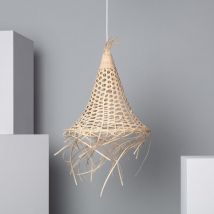 Suspension Rotin Koni Naturel