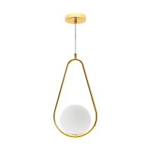 Interlusa - Colgante aimee 1xE27 Al.Reg.xD.21,5cm Oro