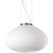 Ideal Lux PLISSE Plafón Globe Dome Colgante Cromo 35cm
