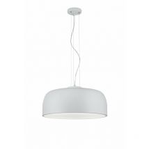 Cocina Moderna Suspensión Tapa Metálica 4 Luces Baron White Trio Lighting