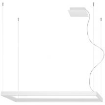 Greenice - Sollux Lighting Tuula Luz de techo colgante rectangular led integrada, blanca, 3000K, 5757lm