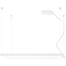 Greenice - Sollux Lighting Tuula Luz de techo colgante rectangular led integrada, blanca, 4000K, 8096lm
