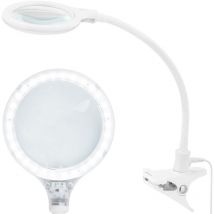 Physa - Lámpara de taller de cosmética con aumento de 5 dioptrías y diámetro de led 30x 125 mm