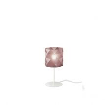 Lámpara de Mesa Base y Vástago Metal Rosa en Metal Cm. 13x36h