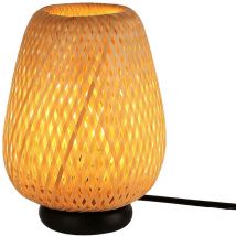 Lámpara De Mesa Mimbre 'carl' - E27