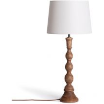 Lámpara de Mesa Madera Anand ILUZZIA Natural