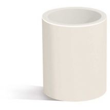 Monacis - Mesa baja luminosa de resina ambientes lounge con vidirio cristal templado ø 40 h 50 cm mod. Relax Led Led Multicolor Cable